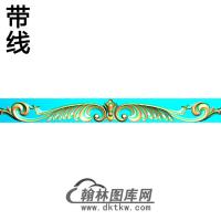 欧式长条洋花精雕图（CTH-250）