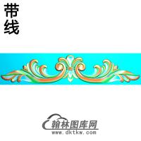 欧式长条洋花精雕图（CTH-251）