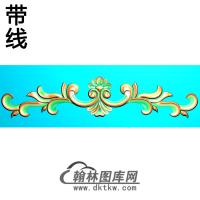 欧式长条洋花精雕图（CTH-254）