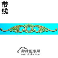 欧式长条洋花精雕图（CTH-255）