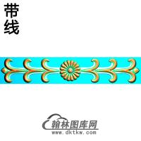 欧式长条洋花精雕图（CTH-261）