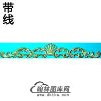 欧式长条洋花精雕图（CTH-263）