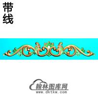 欧式长条洋花精雕图（CTH-275）