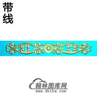 欧式长条洋花精雕图（CTH-279）
