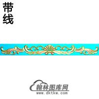 欧式长条洋花精雕图（CTH-281）