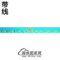 欧式长条洋花精雕图（CTH-292）