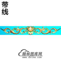 欧式长条洋花精雕图（CTH-299）