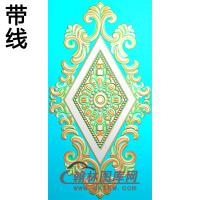 欧式长方形洋花精雕图（CYH-351）