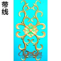 欧式长方形洋花精雕图（CYH-356）
