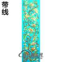 欧式长方形洋花精雕图（CYH-368）