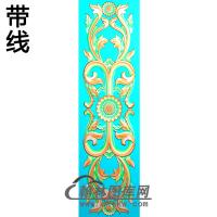 欧式长方形洋花精雕图（CYH-369）