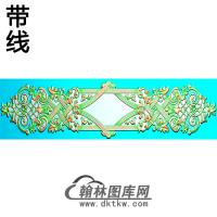 欧式长方形洋花精雕图（CYH-375）