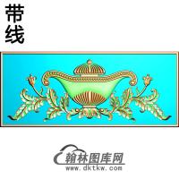 欧式长方形洋花精雕图（CYH-378）
