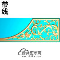 欧式长方形洋花精雕图（CYH-385）
