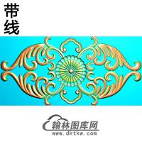 欧式长方形洋花精雕图（CYH-392）