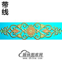 欧式长方形洋花精雕图（CYH-396）