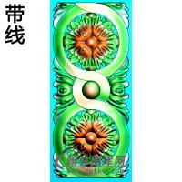 欧式长方形洋花精雕图（CYH-403）