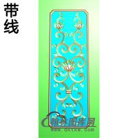 欧式长方形洋花精雕图（CYH-404）