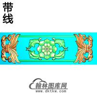 欧式长方形洋花精雕图（CYH-409）