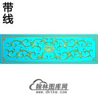 欧式长方形洋花精雕图（CYH-413）