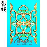欧式长方形洋花精雕图（CYH-418）