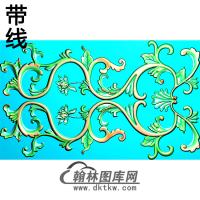 欧式长方形洋花精雕图（CYH-419）