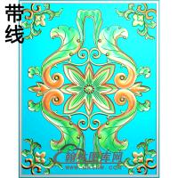 欧式长方形洋花精雕图（CYH-423）