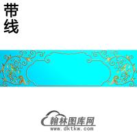 欧式长方形洋花精雕图（CYH-424）