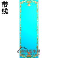 欧式长方形洋花精雕图（CYH-427）