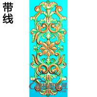 欧式长方形洋花精雕图（CYH-428）