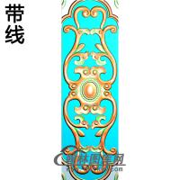 欧式长方形洋花精雕图（CYH-451）