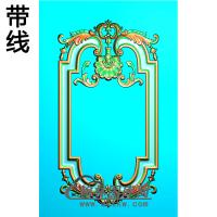 欧式长方形洋花精雕图（CYH-460）