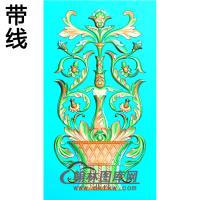 欧式长方形洋花精雕图（CYH-461）