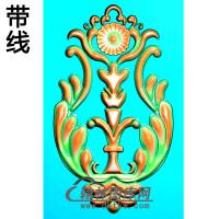 欧式长方形洋花精雕图（CYH-462）