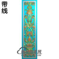 欧式长方形洋花精雕图（CYH-533）