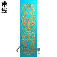 欧式长方形洋花精雕图（CYH-534）