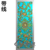 欧式长方形洋花精雕图（CYH-539）