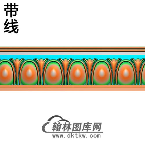 欧式腰线.束腰精雕图（YHH-053）