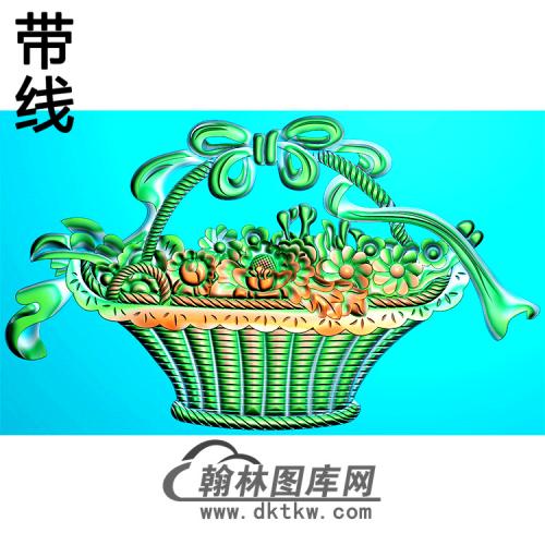 欧式洋花精雕图（QTH-483）