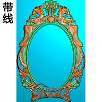  欧式相框.镜框精雕图（LZT-216）