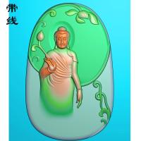 站佛如来精雕图(ZFX-007）