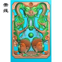 46牌地藏佛精雕图半身佛 （SFX-009）