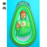  半身佛精雕图佛牌框佛(SFX-033）