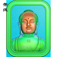 佛头精雕图半身佛精雕图(SFX-035）