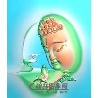 山水观音精雕图（IGY-123)