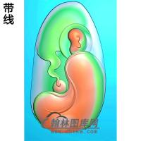 悟道佛像精雕图（DXF-098)