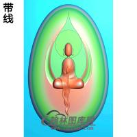 悟道佛像精雕图（DXF-128)