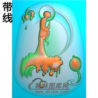 悟道佛像精雕图（DXF-176)
