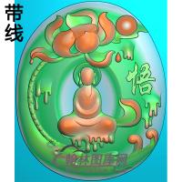 悟道佛像精雕图（DXF-182)