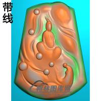 悟道佛像精雕图（DXF-203)